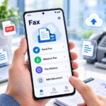 Online fax and mobile document transmission